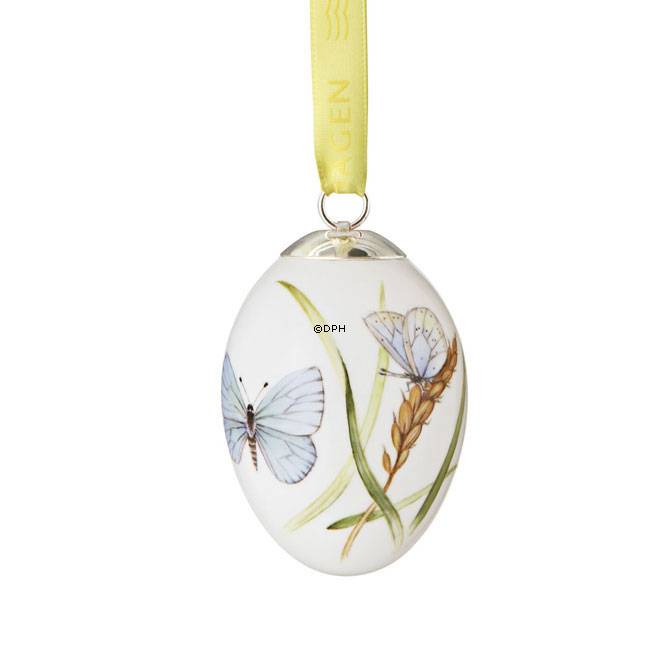 Påskeæg med sommerfugl og græs, Royal Copenhagen påskeæg 2012