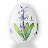 Easter egg, bonbonniere standing with hyacinth, Royal Copenhagen Easter Egg 2014