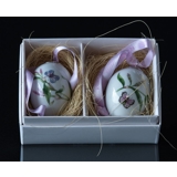 Butterflies and bistort porcelain egg, 2 pcs. Royal Copenhagen Easter Egg 2015