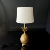 Table lamp Brass finish pineapple without lampshade