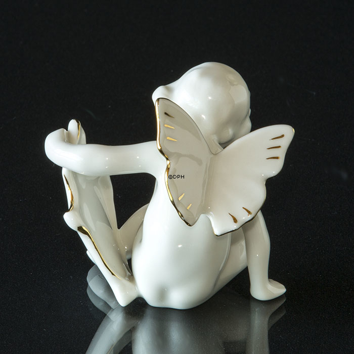 Royal Copenhagen charm, Engel med skjold