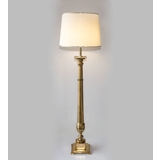 Floor lamp brass finish in classic style