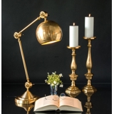 LARGE Table lamp Brass Finish 71cm, Reading Lamp