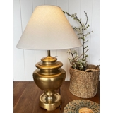 Table lamp Brass finish, rustic look, without lampshade 52 cm