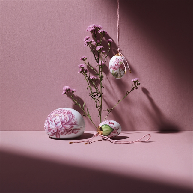 Bonbonniere med krysantemum, Royal Copenhagen påskeæg 2021