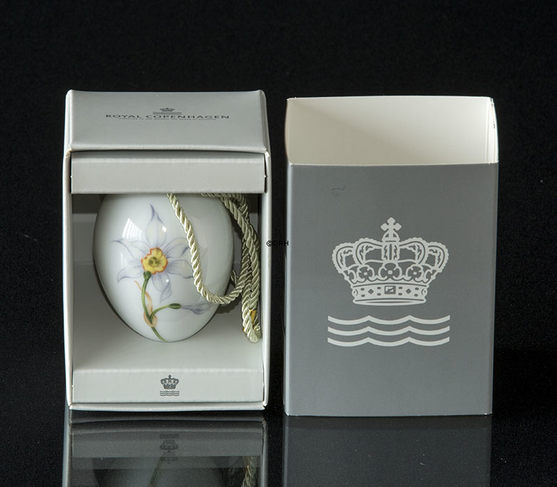 Påskeæg med Poetens påskelilje, Royal Copenhagen påskeæg 2022