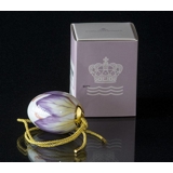 Easter egg with Lilac crocus petals, Royal Copenhagen Easter Egg 2022