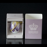 Easter egg with Lilac crocus petals, Royal Copenhagen Easter Egg 2022