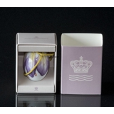 Easter egg with Lilac crocus petals, Royal Copenhagen Easter Egg 2022