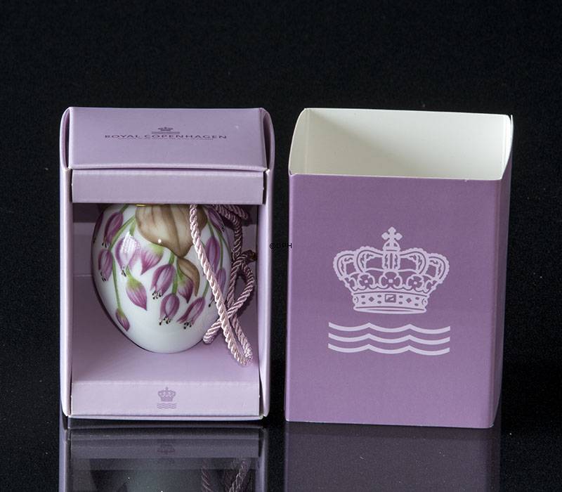 Påskeæg med vilde purløg blade, Royal Copenhagen påskeæg 2022