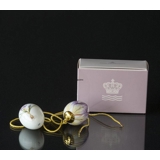 Easter egg with Lilac crocus and crocus petals, 2 pcs., Royal Copenhagen Easter Egg 2022