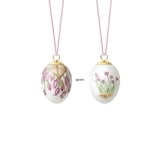 Easter egg with Wild Chives and Chives petals, 2 pcs., Royal Copenhagen Easter Egg 2022