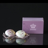 Easter egg with Wild Chives and Chives petals, 2 pcs., Royal Copenhagen Easter Egg 2022