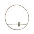 Cirkelformet lysestage i messing finish til væg | Nr. 12520 | Alt. 52-697-33 | DPH Trading