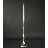Candleholder Nickel/Silver Finish 57 cm, Large