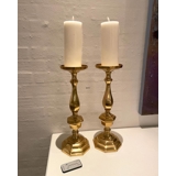 Candleholder Matte Brass Finish 42 cm, Small