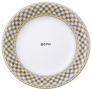 Liselund, flad tallerken 22cm nr. 622, Lyseblå, Royal Copenhagen