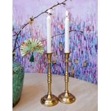 Candleholder Matte Brass Finish 25 cm