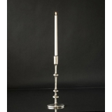 Kerzenhalter, Nickel/Rustikales Look, Silber 40 cm, Klein