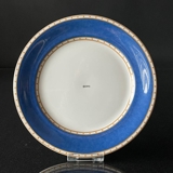 Liselund, Teller 17cm Nr. 617, Dunkelblau, Royal Copenhagen