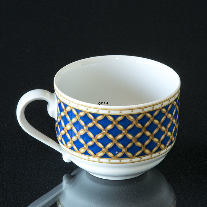 Liselund, overkop nr. 072, kaffe Ø7,8cm , mørkeblå Ø7,8, Royal Copenhagen