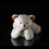 Julius White Teddy Polar Bear Small, Royal Copenhagen figurine no. 348