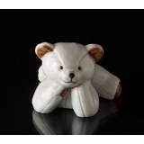 Julius White Teddy Polar Bear Small, Royal Copenhagen figurine no. 348