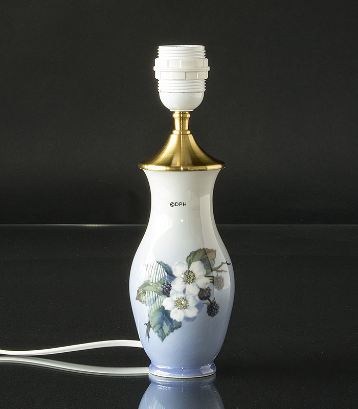 Bordlampe med Brombærranke, Royal Copenhagen nr. 288-2289