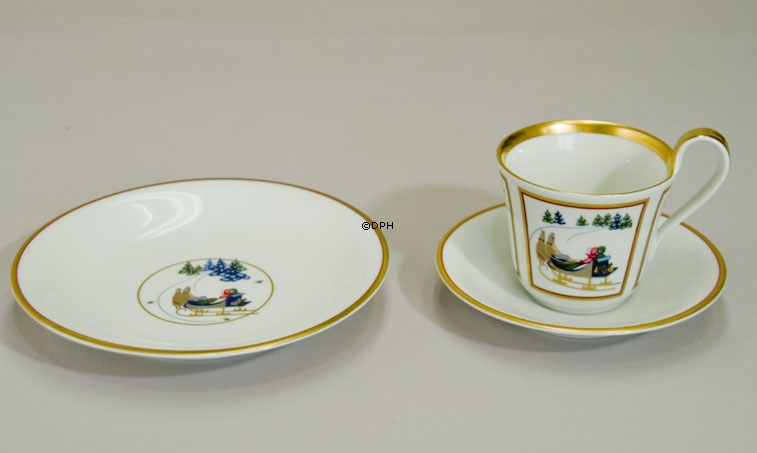 1998 Bing & Grøndahl Julekop m/kagetallerken, sæt