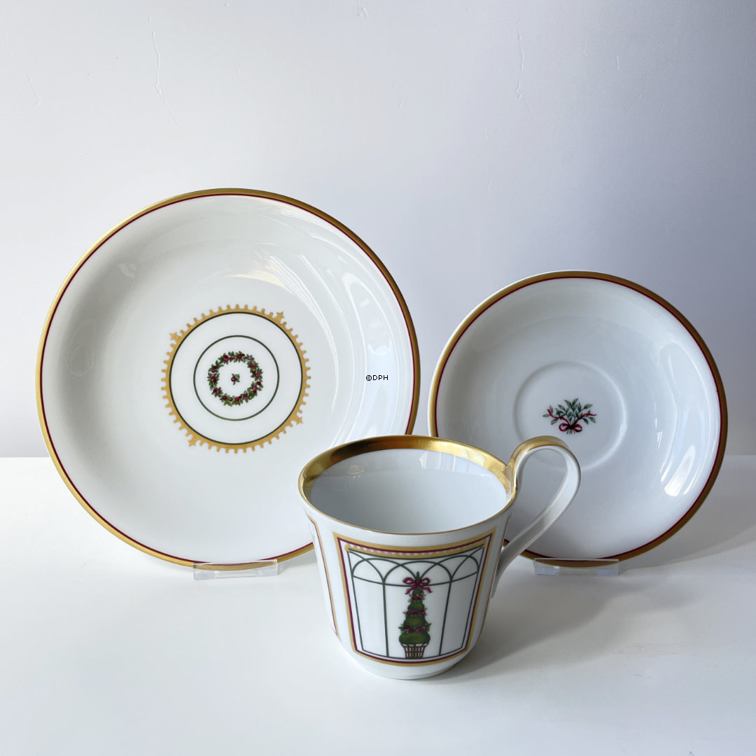 1999 Bing & Grøndahl Julekop m/kagetallerken og underkop, sæt