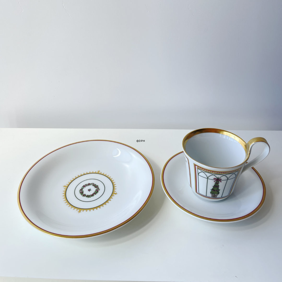 1999 Bing & Grøndahl Julekop m/kagetallerken og underkop, sæt