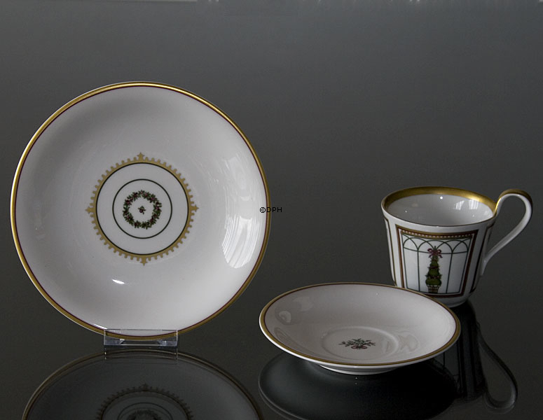 1999 Bing & Grøndahl Julekop m/kagetallerken og underkop, sæt