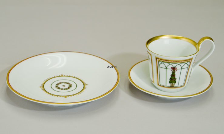 1999 Bing & Grøndahl Julekop m/kagetallerken og underkop, sæt