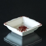 Royal Copenhagen/Aluminia Tranquebar RØD, asiet / smørkop nr. 13/1270