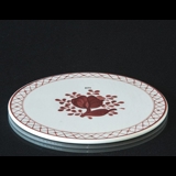 Royal Copenhagen/Aluminia Tranquebar, red,butter board no. 13/1403