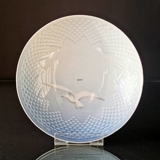 Mågestel uden guld, kageskål på fod/opsats nr. 428 eller 223,  20cm