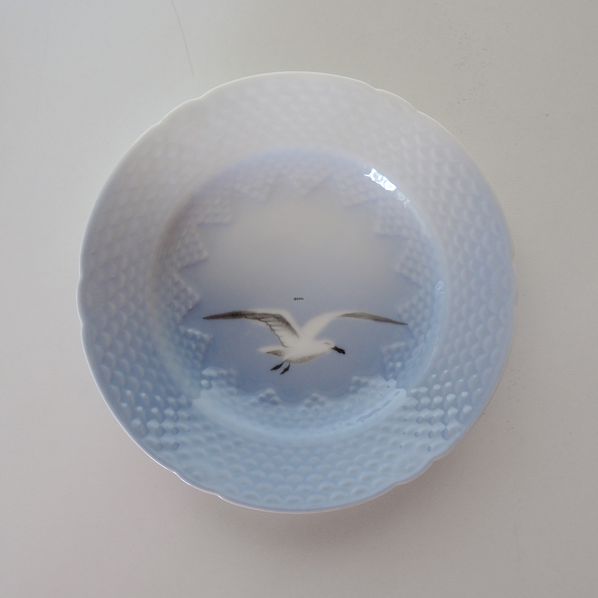Mågestel uden guld, kagetallerken 14cm nr. 614 eller 29
