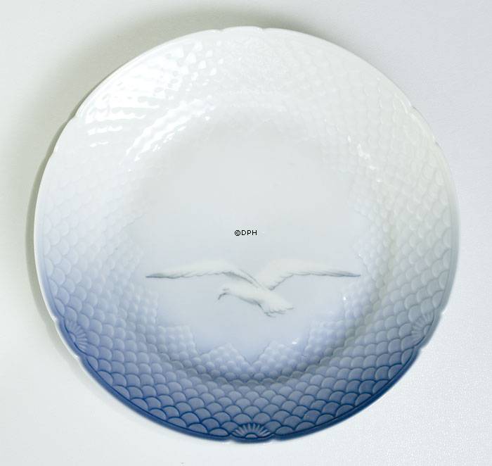 Måge uden guld, frokosttallerken 19cm nr. 619 eller 27