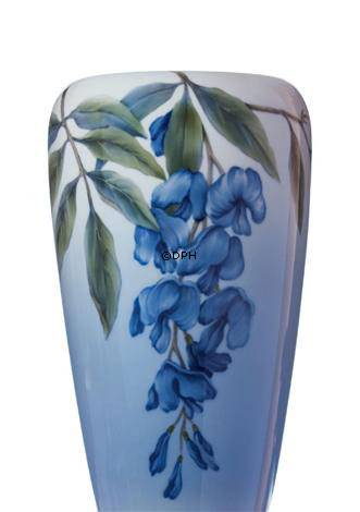 Vase med blåregn Royal Copenhagen nr. 750