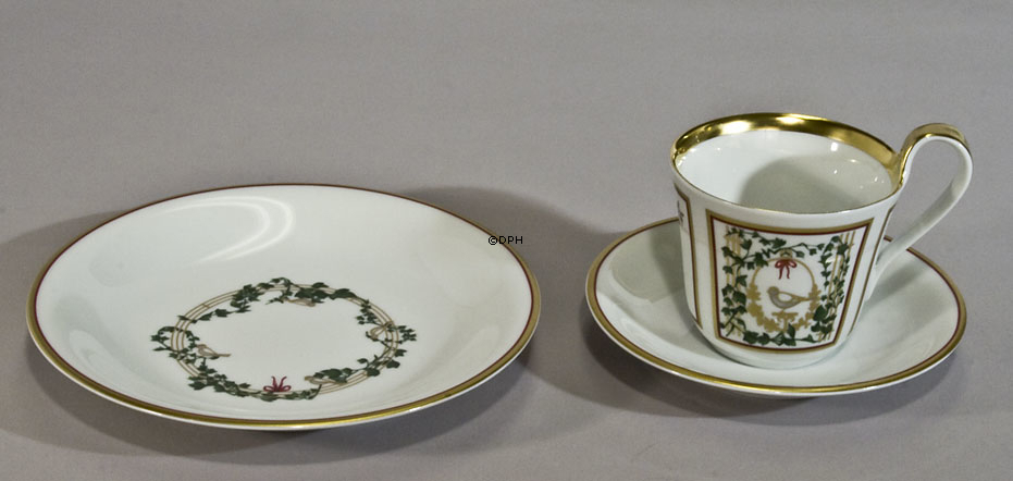 2002 Bing & Grøndahl Julekop m/kagetallerken og underkop, sæt