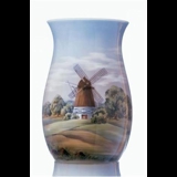 Vase mit Mühle, Royal Copenhagen Nr. 817