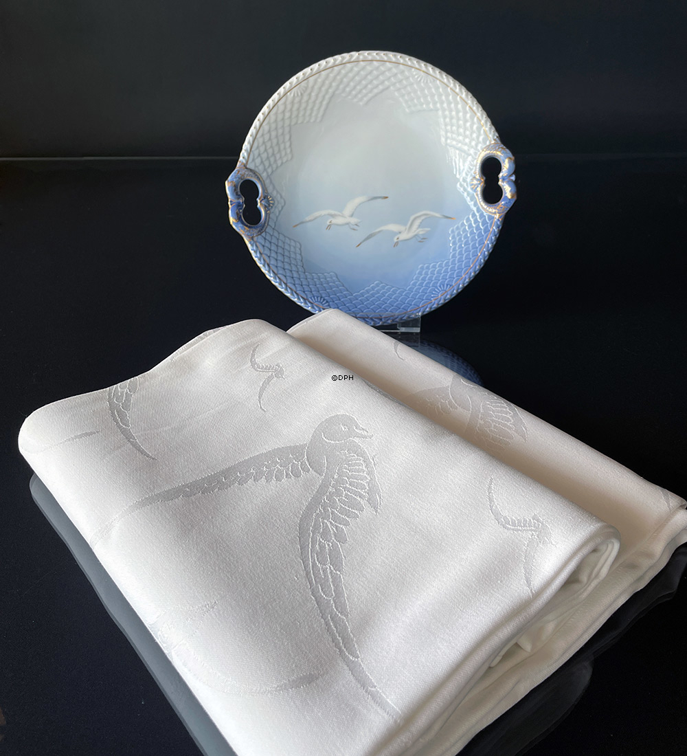 Original Dug til Mågestellet, Smuk gammel dug (Uden pletter) 230x130cm