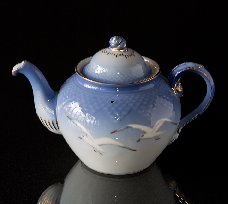 Mågestel med guld, tekande nr. 135 eller 354, indhold 7,5 dl.