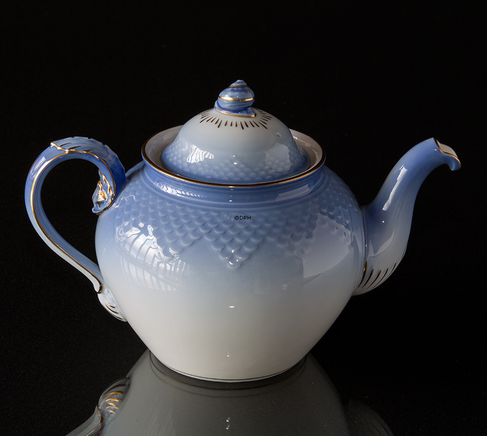 Mågestel med guld, tekande nr. 135 eller 354, indhold 7,5 dl.