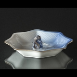 Seagull Service with gold candy bowl no. 217 or 336, ø 20 cm