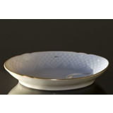 Seagull Service with gold oval dish no. 349 eller 38 18cm