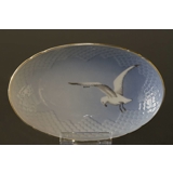 Seagull Service with gold oval dish 23cm nr. 353 or 314 or 339