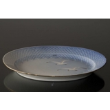 SeagullService with gold serving dish no. 374 or 316 or 16, medium, 34cm