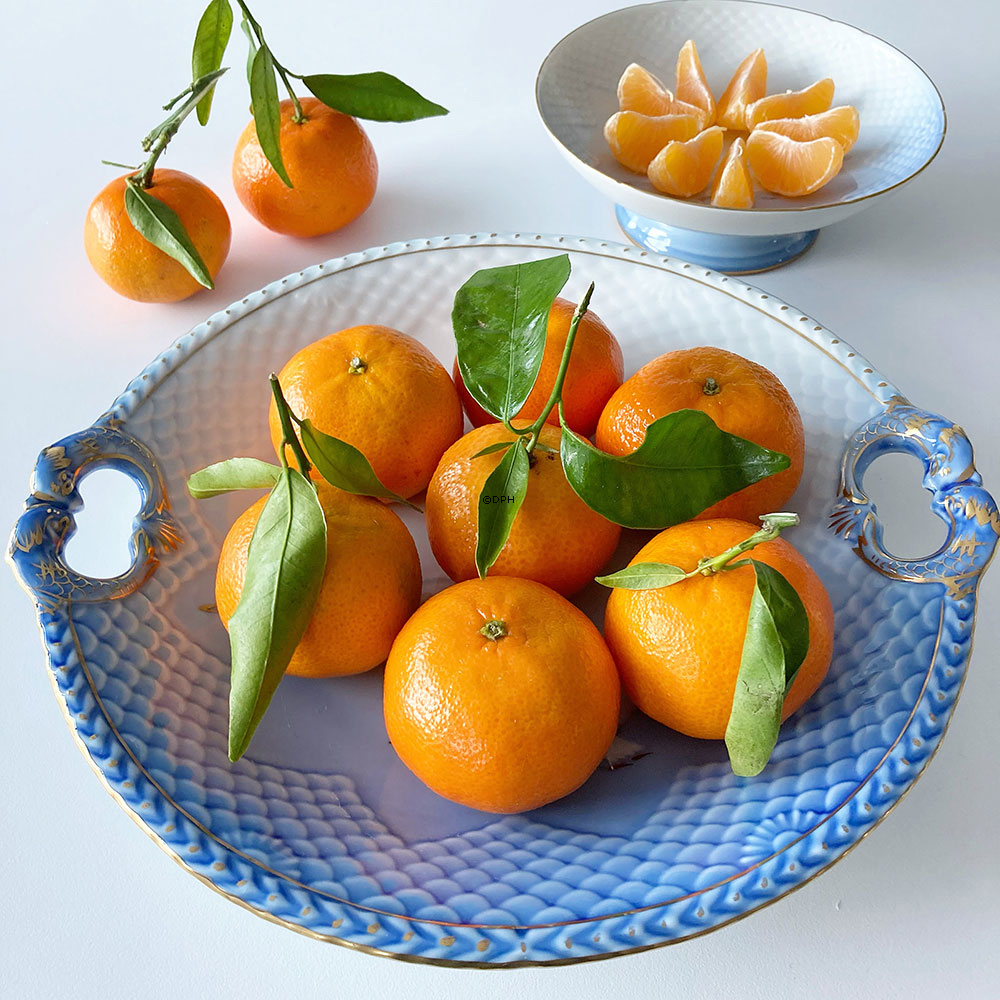 Mågestel med guld, kagefad nr. 422 eller 304 eller 101 26cm