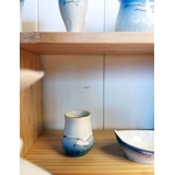 Mågestel med guld, sennepskrukke/lille vase nr. 551 eller 52C UDEN LÅG
